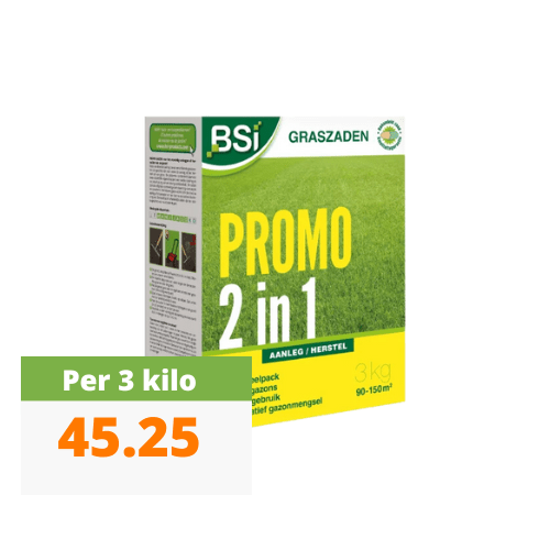 Foto van product BSI Promo 2-in-1 graszaden 3kg