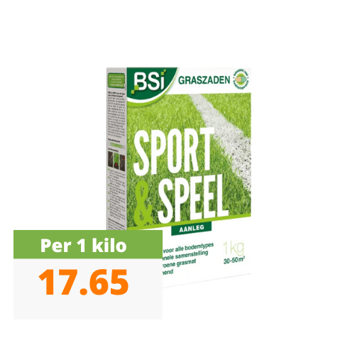 Foto van product bsi sport en speel graszaden 1 KG