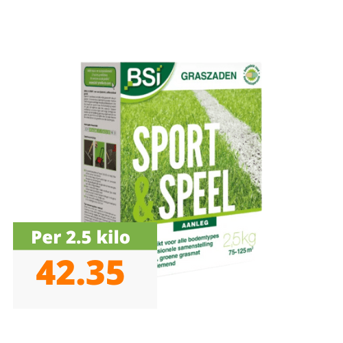 Foto van product bsi sport en speel graszaden 2,5 KG