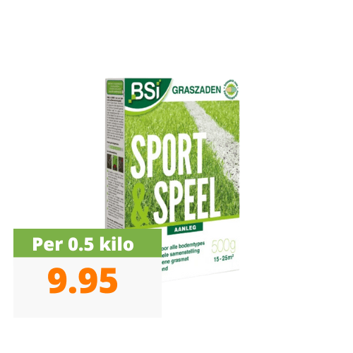 BSI sport en speel graszaden 500GR